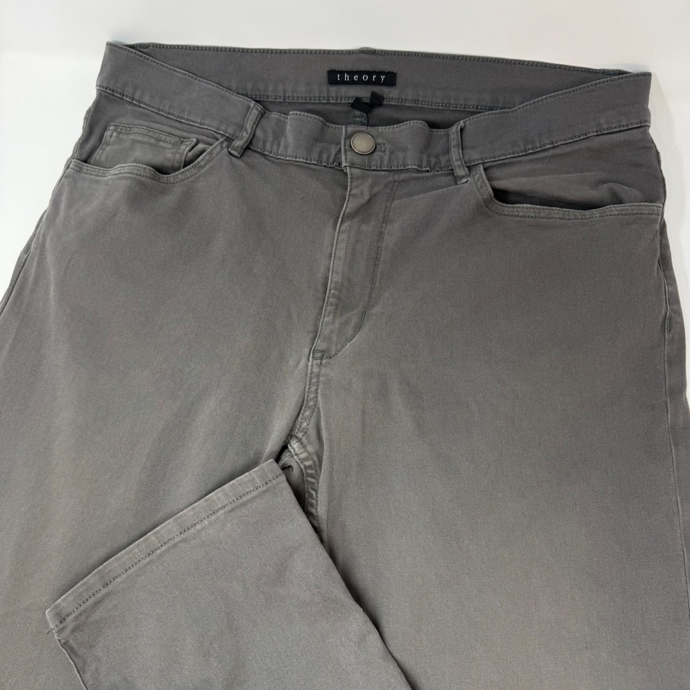 Theory Mens Haydin JE NZ New Dwight Slim 5-Pocket Pants Gray 34x32 E064251R